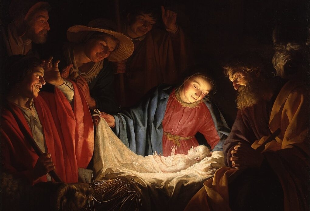 Adoration of the Shepherds by Gerard van Honthorst